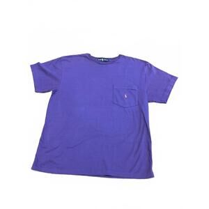 Ralph Lauren Purple Short Sleeve Pocket T-Shirt | Size Medium